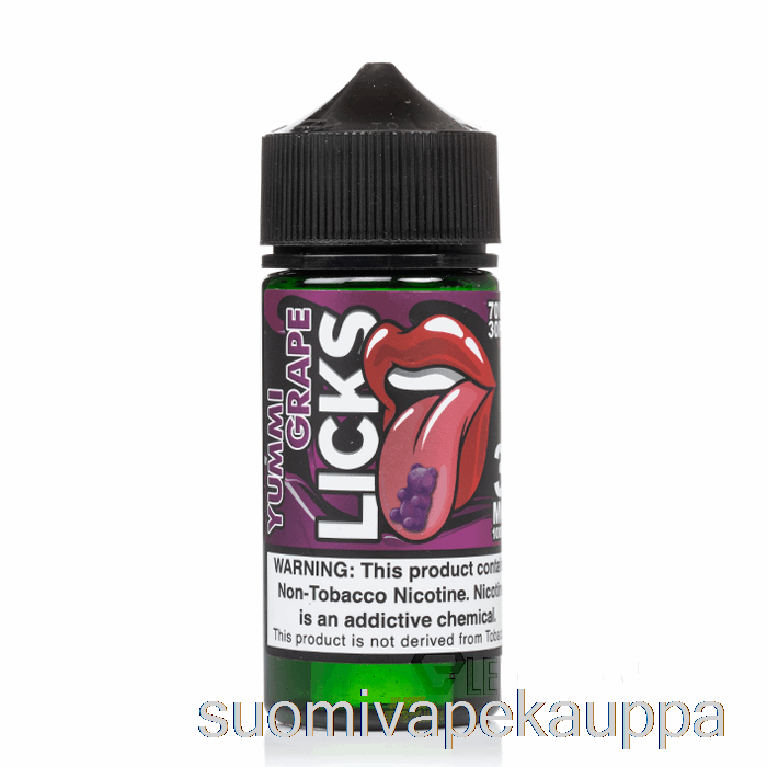 Vape Box Yummi Grape - Licks Roll Upz - 100ml 3mg